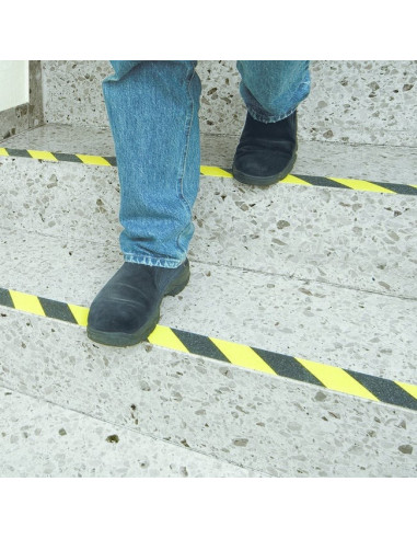 PROline antislipbekleding - op rol - zelfklevend - geel zwart 4
