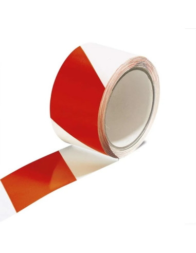 niet-reflecterende waarschuwingsmarkering rood wit - zelfklevend - 60 mm 1