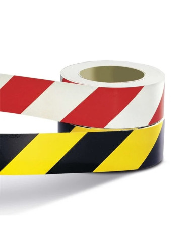 niet-reflecterende waarschuwingsmarkering rood wit - zelfklevend - 60 mm 3