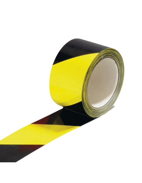 niet-reflecterende waarschuwingsmarkering geel zwart - zelfklevend - 60 mm 1