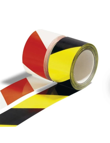 niet-reflecterende waarschuwingsmarkering geel zwart - zelfklevend - 60 mm 2