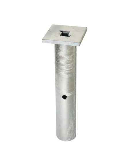 PARAT B afzetpaal + grondhuls - 2 kettingogen - geel zwart 2