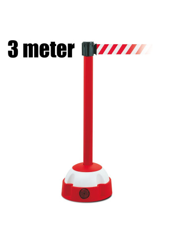 MORION riempaal INDUSTRIE - rood - wit rood lint 1