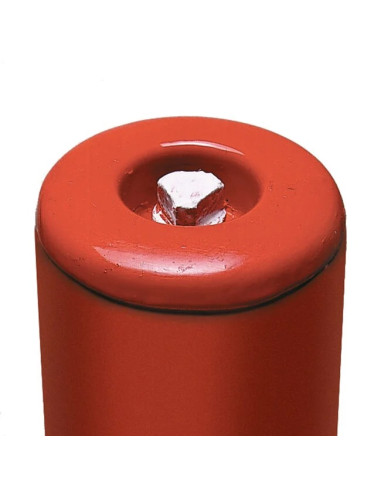 PARAT B afzetpaal + voetplaat - Ø 60 mm - geen kettingogen - rood wit 3