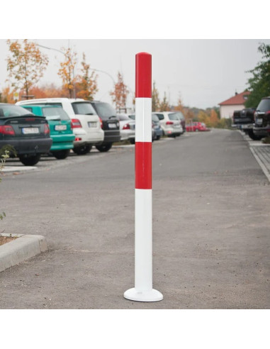 MORION inschroef afzetpaal - rood wit 5