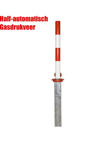 PARAT -Lift verzonken afzetpaal - rood wit 3