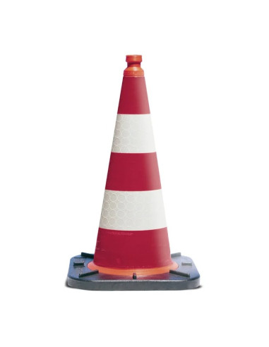 MORION Reflexkegel - rood wit 4