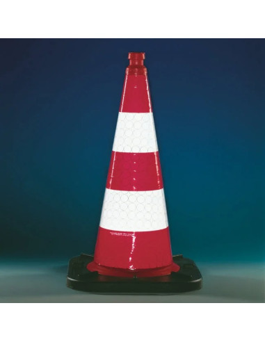 MORION Reflexkegel - rood wit 5