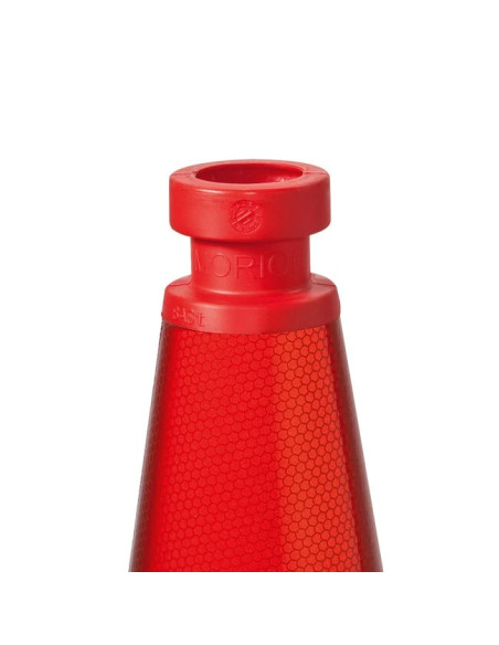 EU Reflexkegel - klasse 1 - rood wit 3