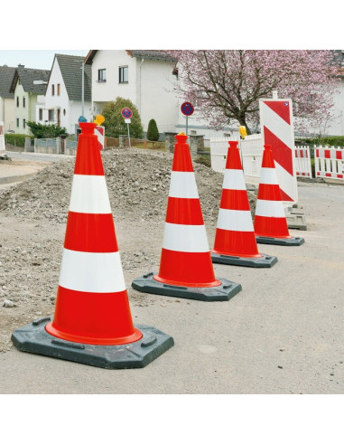 EU Reflexkegel - klasse 1 - rood wit 7