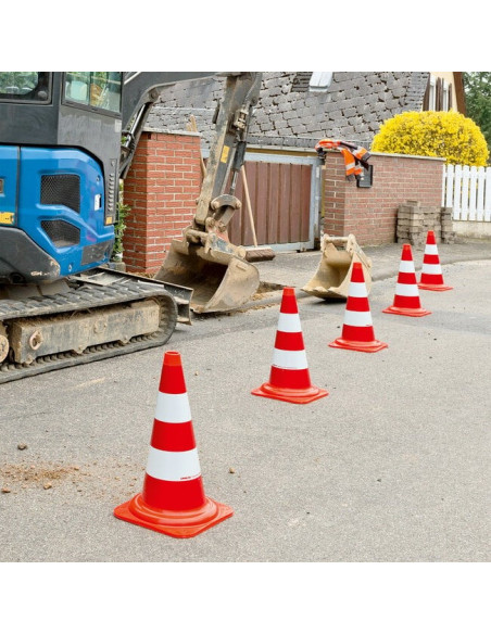 MORION EU verkeerskegel - klasse 1 - rood wit 7