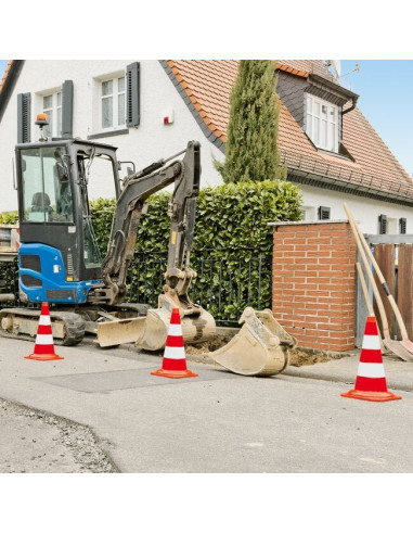 MORION EU verkeerskegel - klasse 2 - rood wit 8