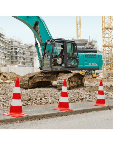 MORION EU verkeerskegel - klasse 2 - rood wit 7