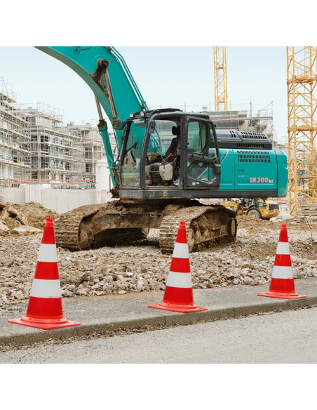 MORION EU verkeerskegel - klasse 2 - rood wit 7