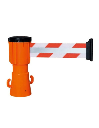 MORION reflecterende kegelriemcassette - 3000 mm - rood wit 1