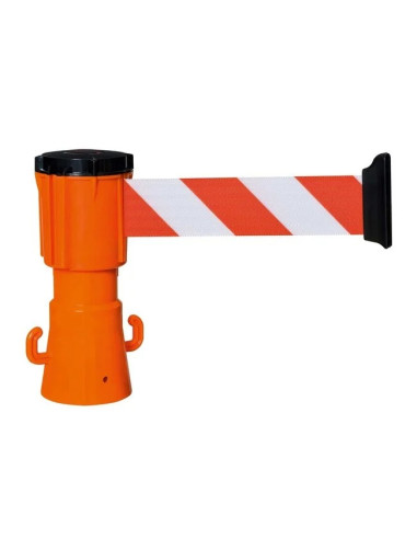 MORION kegelriemcassette - 4000 mm - rood wit 1