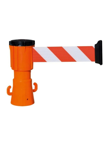 MORION kegelriemcassette - 4000 mm - rood wit 1