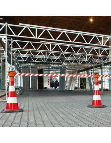 SKIPPER kegelriemcassette - 9000 mm - rood wit 4