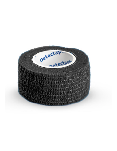 Zelfklevende pleister 2,5 cm breed 4,5 m lang - Zwart - Rol 1