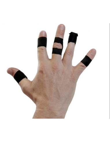 Super Stretch Textielpleisters - 38 x 68 mm - Vlinder - 50 stuks - Zwart 3