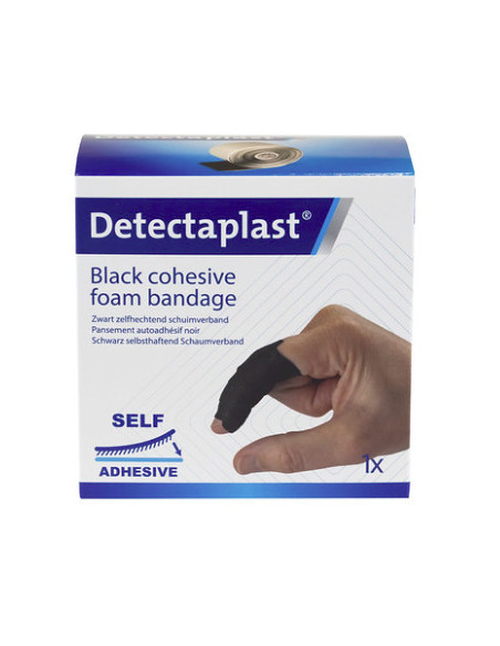 Zelfklevende Verband - 6 cm x 4,5 m - Zwart 1