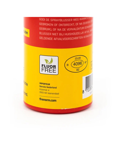 Firenorm Sprayblusser 5A 5F Fluorvrij online kopen?