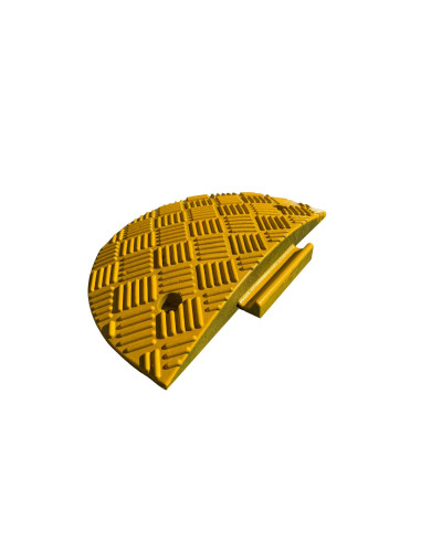 MAX Verkeersdrempel Element - Eindstuk - Geel 2