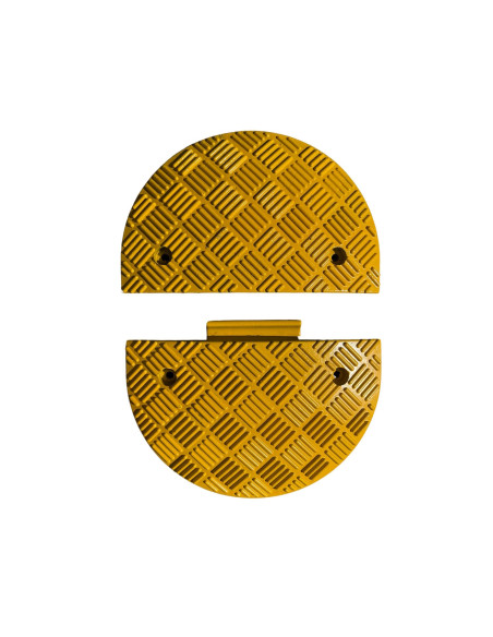 MAX Verkeersdrempel Element - Eindstuk - Geel 3