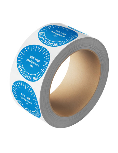 NEN 1004 keuringssticker 26-31 - rol