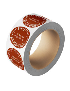 Volgende inspectie op keuringssticker 26-31 - rol