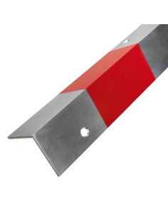 MORION hoekbeschermer aluminium – met reflecterende ringen – 50 × 50 mm