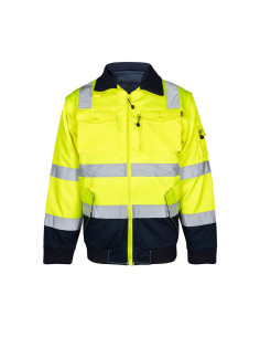 OXXA Agatha 0962 pilotjack, geel marineblauw