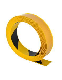 PROline Vloermarkeringstape Vorkheftruck - Geel Zwart - Zelfklevend - 50 mm 1