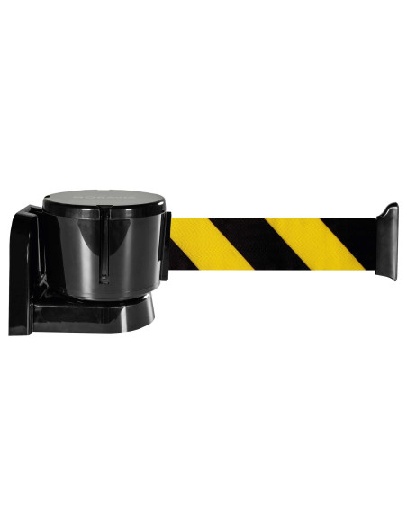 Wandcassette Met Uittrekbaar Lint - 12 m, Geel/Zwart 1