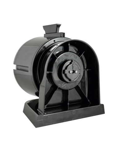 Wandcassette Met Uittrekbaar Lint - 12 m, Geel/Zwart 2