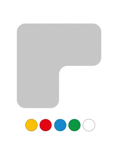 Vloermarkering L-Profiel - Blauw - Set Van 25 Stuks 2