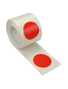 Stippen vloermarkering op rol - geel  - zelfklevend 1