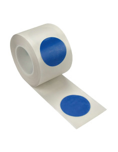 Stippen vloermarkering op rol - blauw - zelfklevend 1