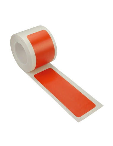 Strepen vloermarkering op rol - rood - zelfklevend 1