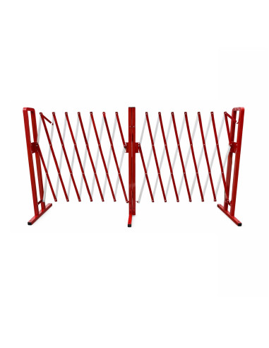 Strellis Vouwhek Staal 4 Meter Rood/Wit Opvouwbaar 1