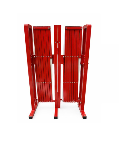 Strellis Vouwhek Staal 4 Meter Rood/Wit Opvouwbaar 2