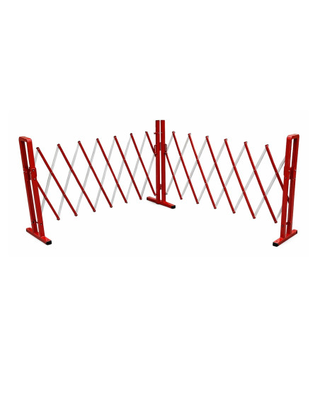 Strellis Vouwhek Staal 4 Meter Rood/Wit Opvouwbaar 3