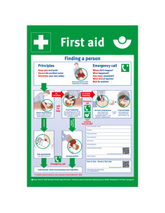 KSIGN First Aid Sign - 395x575mm