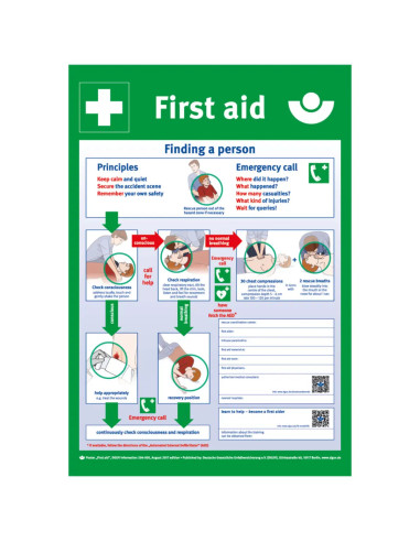 KSIGN First Aid Sign - 395x575mm