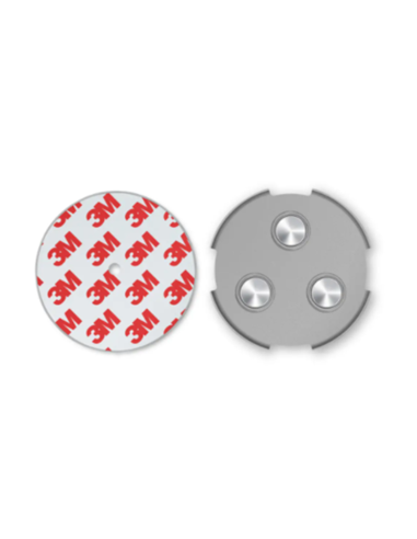 Magnetische montageset rookmelders 3M Ø 60mm 1