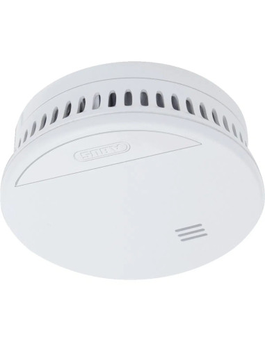 ABUS Rookmelder RWM 150 met 10 Jaar Vast Ingebouwde Batterij, 85 dB, DIN EN 14604/VdS 3131, Wit, 100 x 36 mm 1