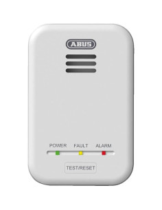 ABUS Gasmelder GWM100ME aardgas/methaan met Kitemark-keurmerk, EN 50194-1, wit, 115x75x36,5mm 1