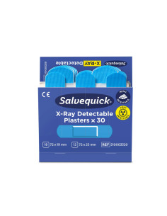 Cederroth Salvequick Blauw X-Ray Detect Pleisters 6 Refills kopen? Bestel nu!