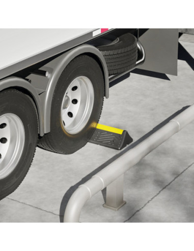 Truck Stopper parkeerbegrenzing voor vrachtwagens - rubber - geel/zwart kopen? Bestel nu!