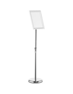 Durable Informatiestandaard vloermodel, aluminium - zilver kopen? Bestel nu!